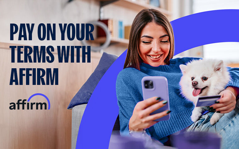 Pay on your terms with Affirm