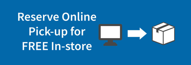 Reserve online and pick-up for free in-store