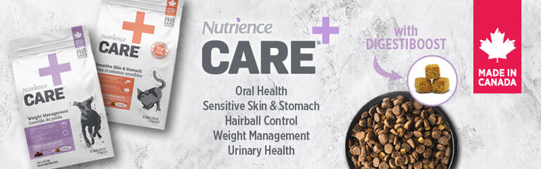 Nutrience Care - oral health, sensitive skin & stomach, hairball control, weight management, urinary health 