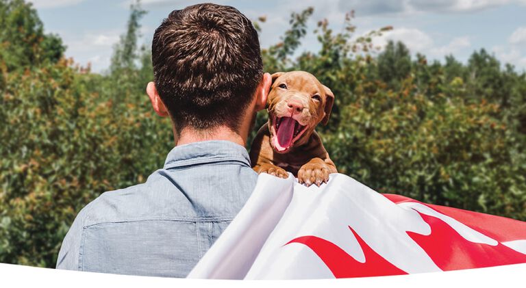 Promotional banner: &ldquo;OH, CANADA! Pet Prize Palooza Is Here,&rdquo; with a &ldquo;Find a Store&rdquo; button and envelope icon.