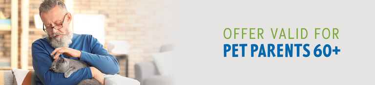 offer valid for pet parents 60+