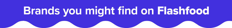 Brands you might find on Flashfood