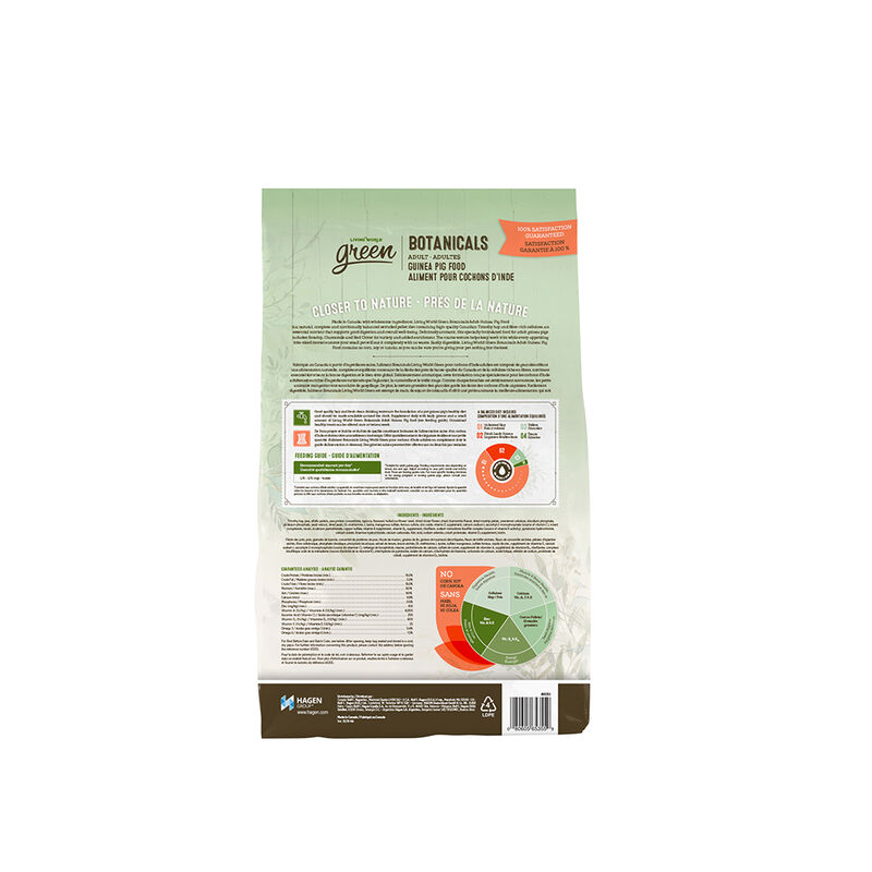 Living World Green, Green Botanicals Adult Guinea Pig Food image number null