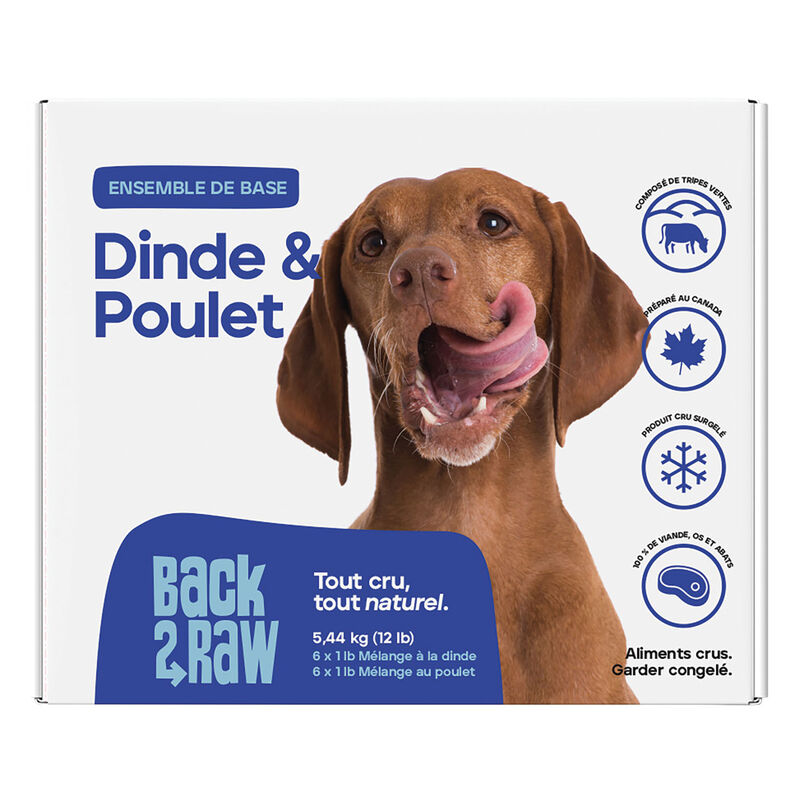 Back2Raw, Basics, Patty - Turkey Blend & Chicken Blend - 5.44 kg(12x0.45kg) image number null