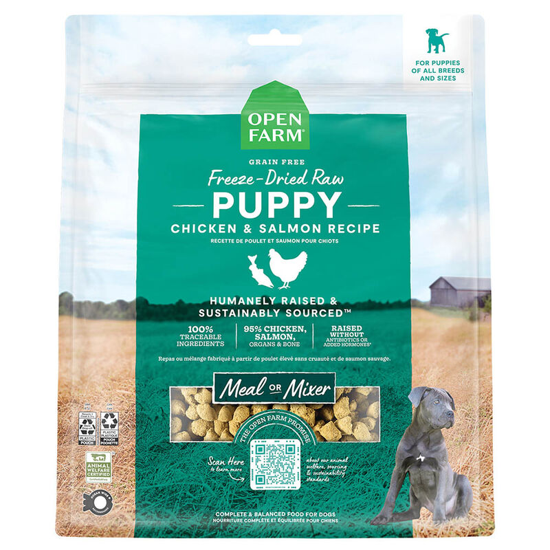 Puppy - Freeze-Dried Morsels - Chicken & Salmon Recipe- 383 g - Freeze-Dried Dog Food image number null