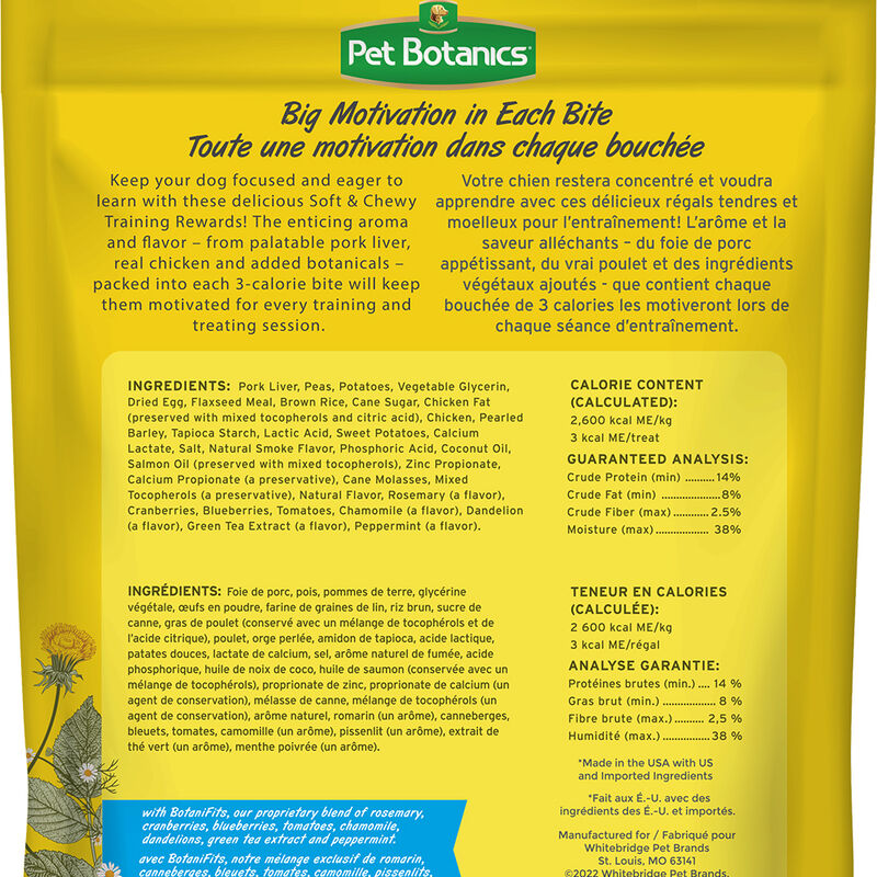 Pet Botanics, Training Rewards - Soft & Chewy - Chicken - 567 g image number null