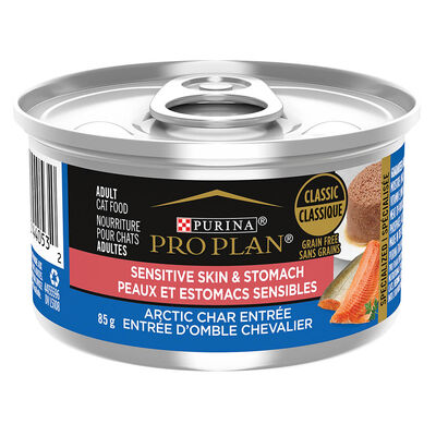 Pro Plan, Adult Cat Sensitive Skin & Stomach Grain-Free - Arctic Char - 85 g - Wet Cat Food