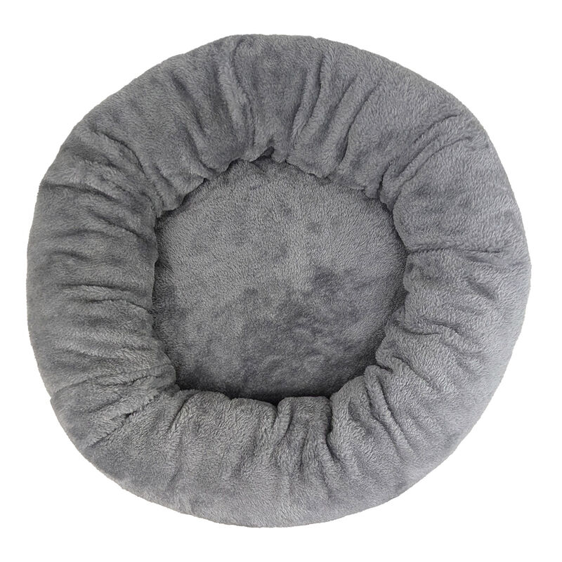Brigade, Round Fur Bed - Grey image number null