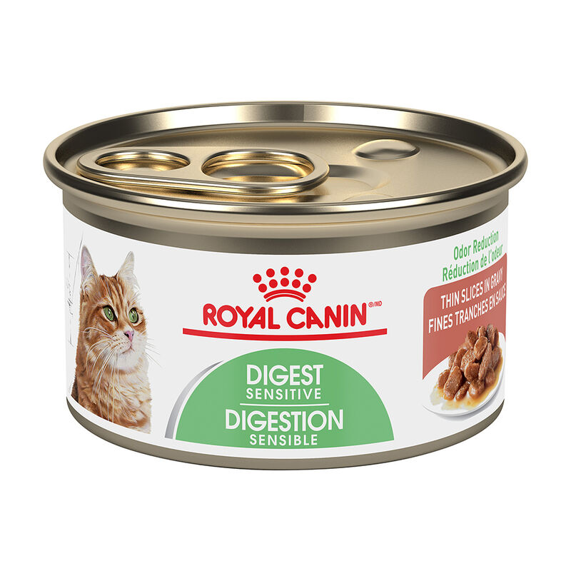 Royal Canin, Feline Care Nutrition Digest Sensitive Thin Slices In Gravy - Wet Cat Food image number null