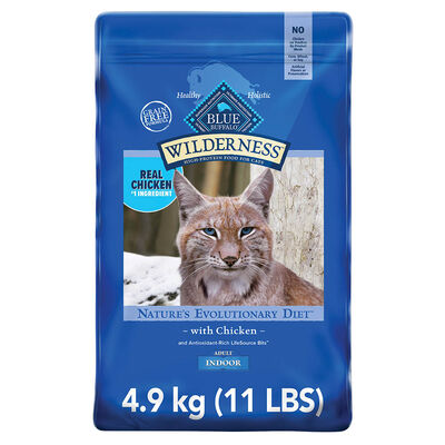 Blue Buffalo, Feline Adult - Wilderness Indoor - Chicken - Dry Cat Food