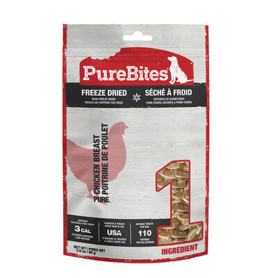PureBites, Mid Size Dog Treats, Chicken - 85 g - Freeze Dried Dog Treat
