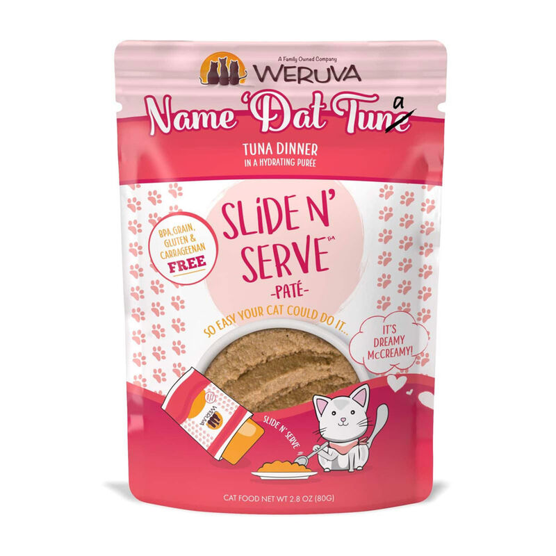 Weruva, Pouch Feline - Name Dat Tuna - 80 g - Pate - Wet Cat Food image number null