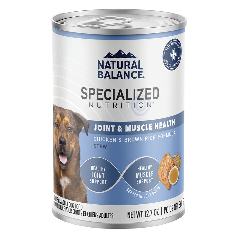Natural Balance, Specialized Nutrition - Joint & Muscle Health Chicken & Brown Rice Formula - Wet Do image number null