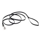 Single-Ply Dog Leash, Black, X-Small - 3/8" x 6' image number null