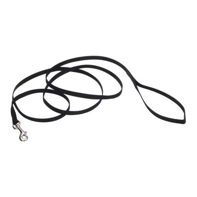 Single-Ply Dog Leash, Black, X-Small - 3/8" x 6'