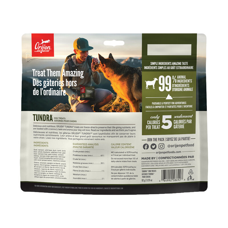 Orijen, Adult Freeze Dried Dog Treat - Tundra - Freeze Dried Dog Treat image number null