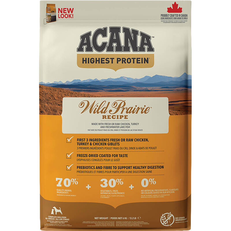 Acana, Adult Wild Prairie - Dry Dog Food image number null