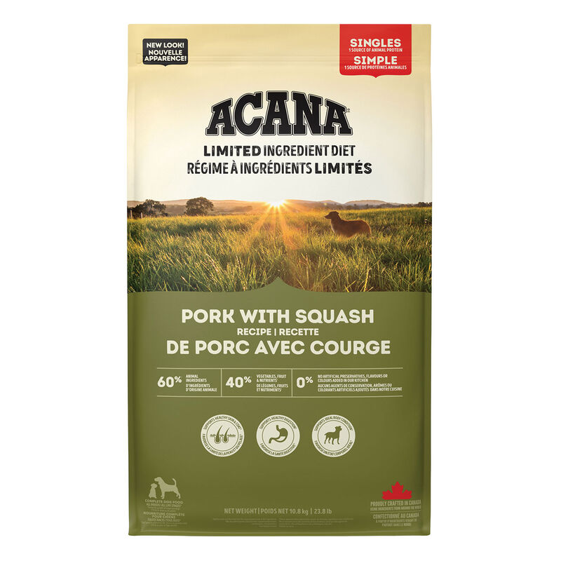 Acana, Adult - Singles Pork & Squash - Dry Dog Food image number null