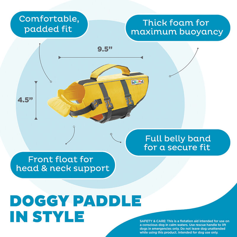 Outward Hound, Granby Splash Life Jacket - Yellow image number null