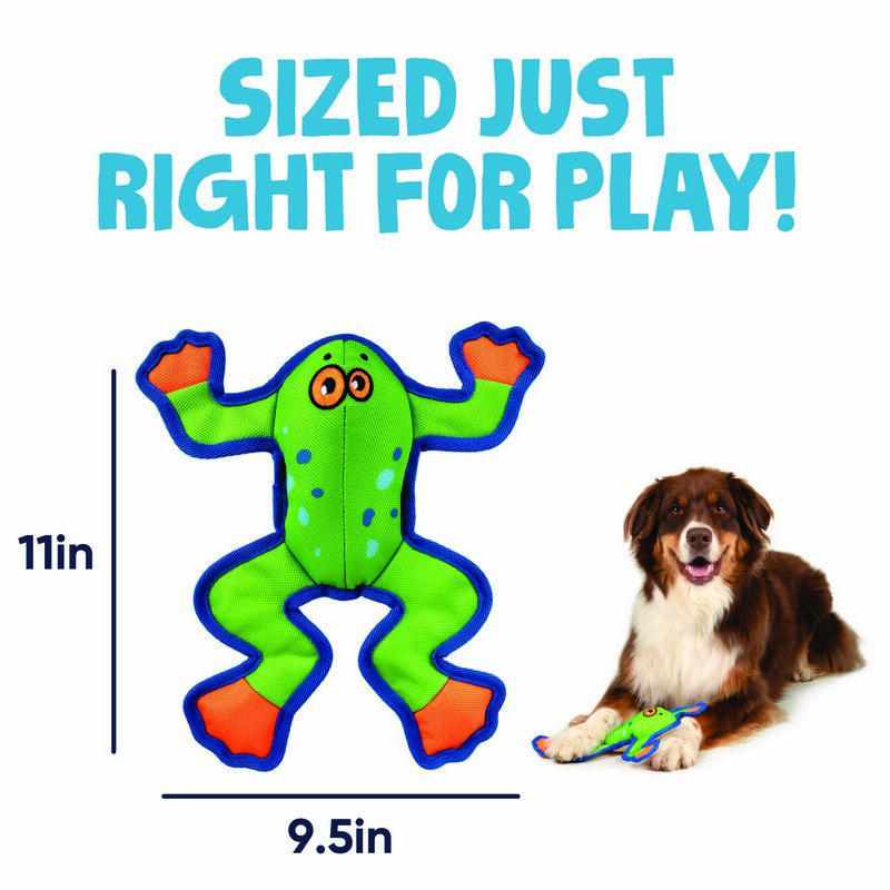 goDog Flap 'N Fun Freddy Frog - Dog Toy image number null