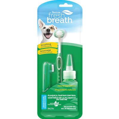 Tropiclean, Fresh Breath Oral Care Kit for Small & Medium Dogs