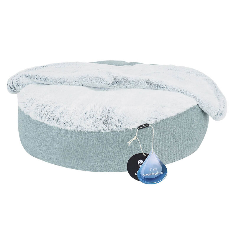 Peppy Buddies, Covered Pet Bed - Turquoise - 22"x22.5" image number null