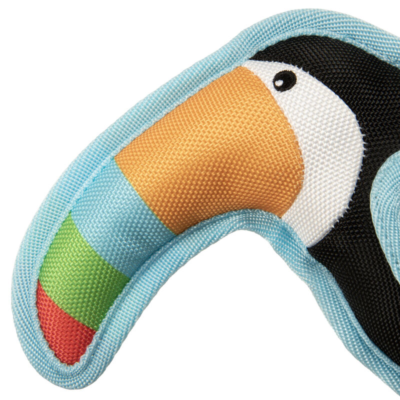 goDog Flap 'N Fun Tico Toucan - Dog Toy image number null