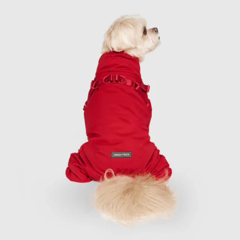 Canada Pooch, Harness Snowsuit - Red image number null
