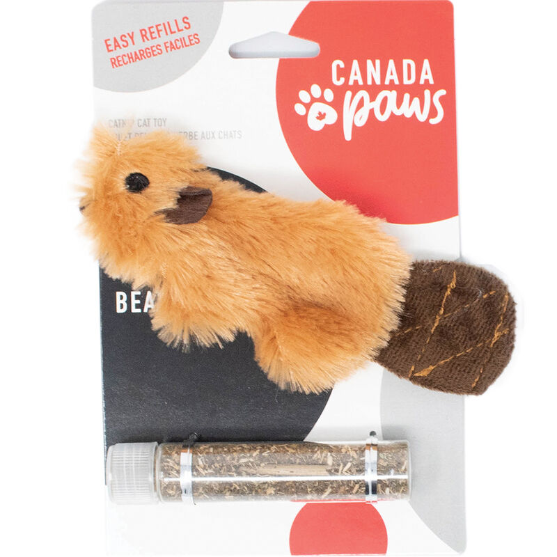Canada Paws, Silver Vine - Catnip Refill - Beaver - Catnip Cat Toy image number null