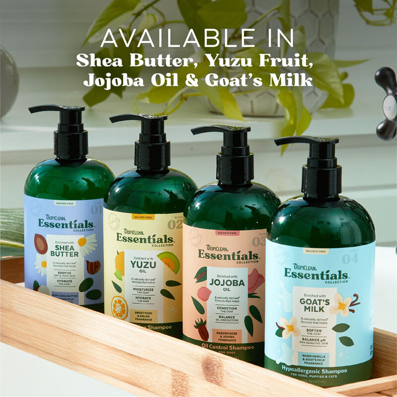 TropiClean, Essentials Shea Butter Shampoo - 16 fl oz image number null