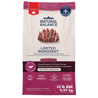 Natural Balance, Reserve Grain Free Sweet Potato & Venison - Dry Dog Food