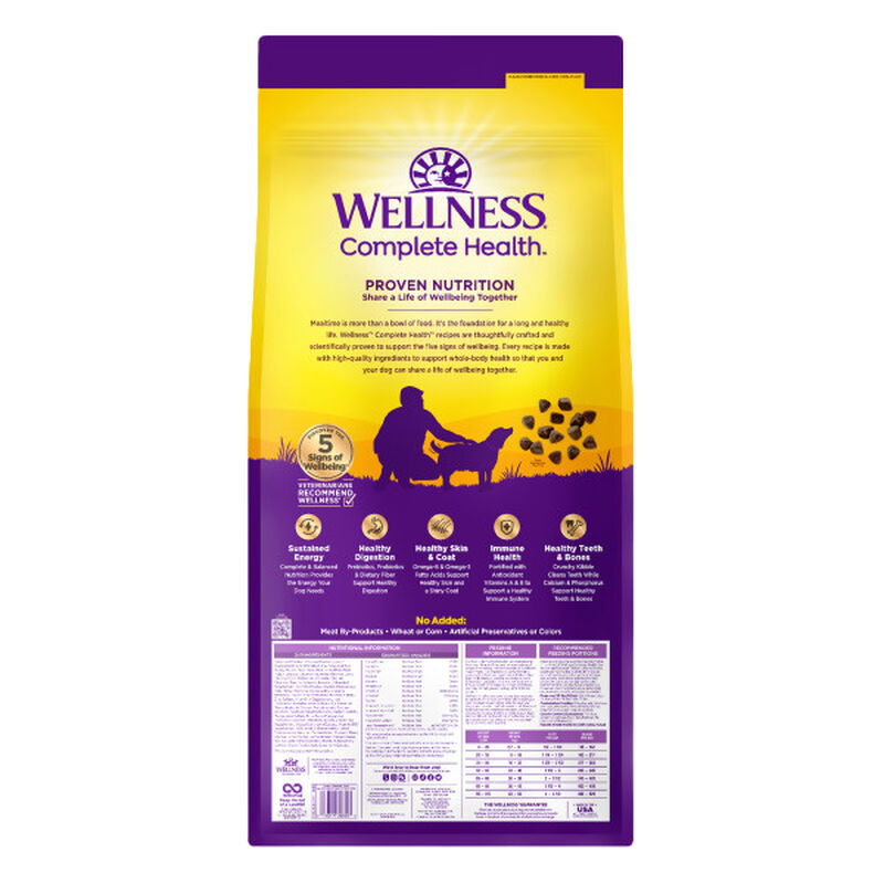 Wellness, Senior Complete Health - Debonded Chicken & Barley - 11.8 kg - Dry Dog Food image number null