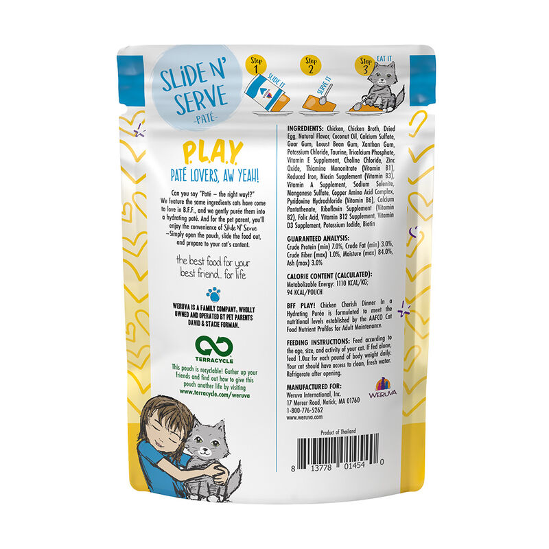 Weruva, Pouch, Feline Adult - Chicken Cherish - 85 g - Pate - Wet Cat Food image number null
