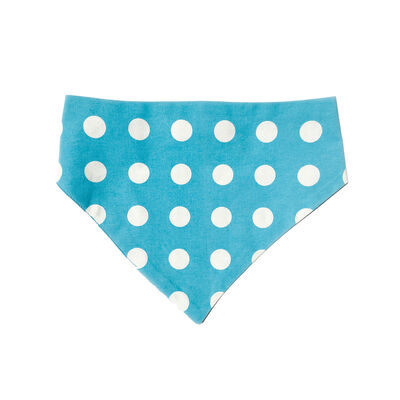 Uptown Pups, Bandana Reversible - Blue & White