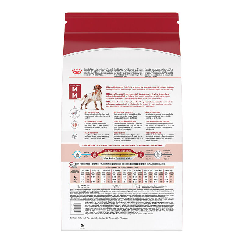 Royal Canin, Adult - Size Health Nutrition - Medium - Dry Dog Food image number null
