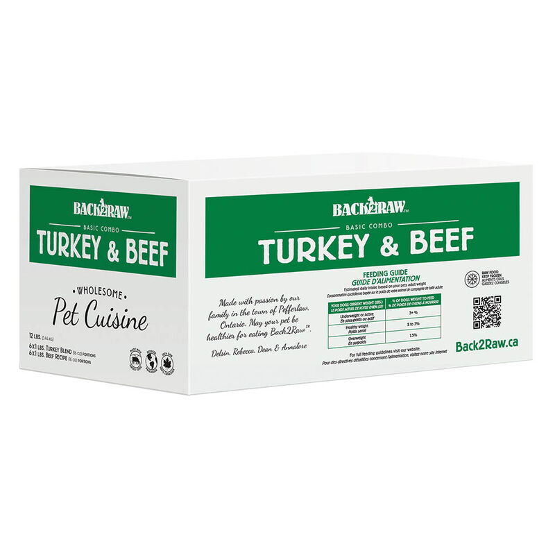 Back2Raw, Complete - Turkey & Beef - 12 x 1 lb image number null
