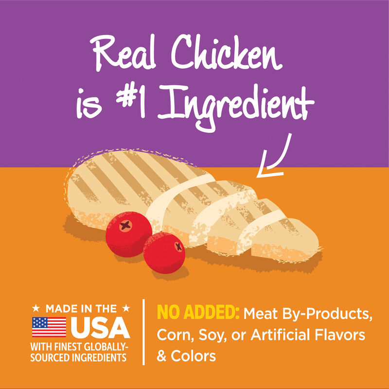 Wellness, Kittles Chicken & Cranberry - 2 oz - Cat Treat image number null