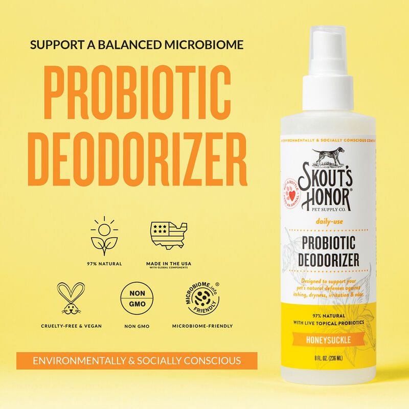 Skouts Honor, Probiotic Daily Use Deodorizer - Honeysuckle-8 oz image number null