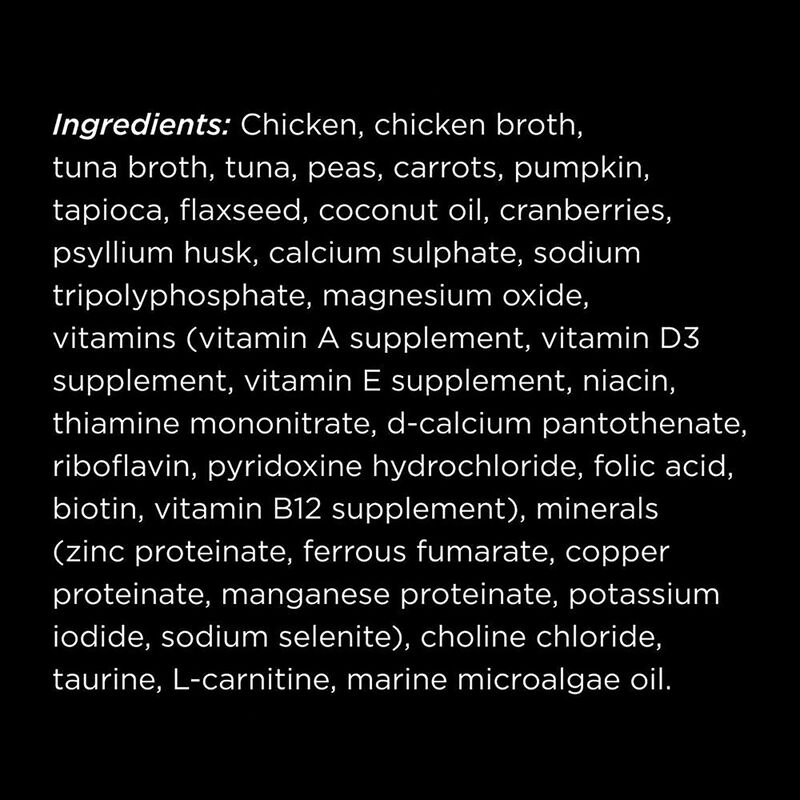 GO! SOLUTIONS,  BOOSTER Weight Management Minced Chicken + Tuna with gravy - 71 g - Wet Cat Food image number null