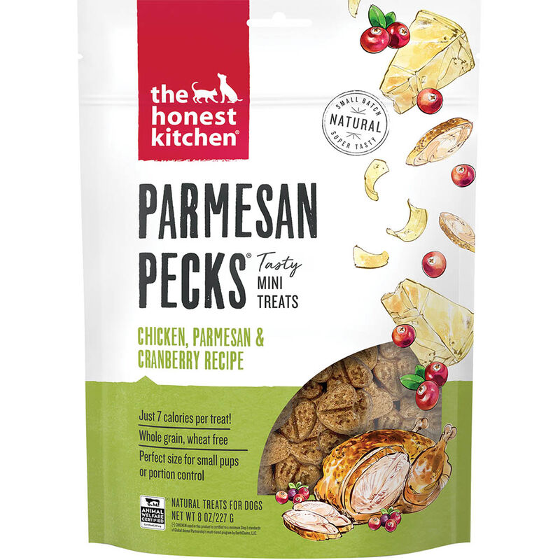 The Honest Kitchen, Parmesan Pecks, Chicken & Cranberry - Dog Treat image number null