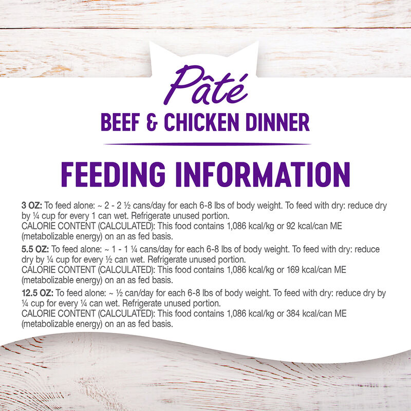 Wellness, Canned Cat Food, Complete Health, Beef & Chicken - Wet Cat Food image number null