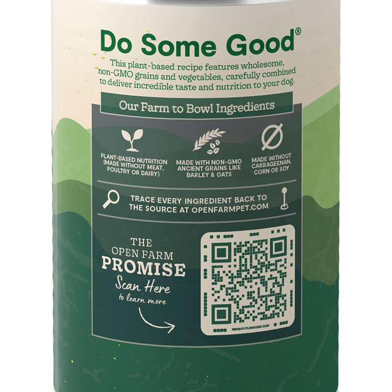 Open Farm, Kind Earth - Plant Recipe with Ancient Grains Wet Dog Food - 354 g image number null