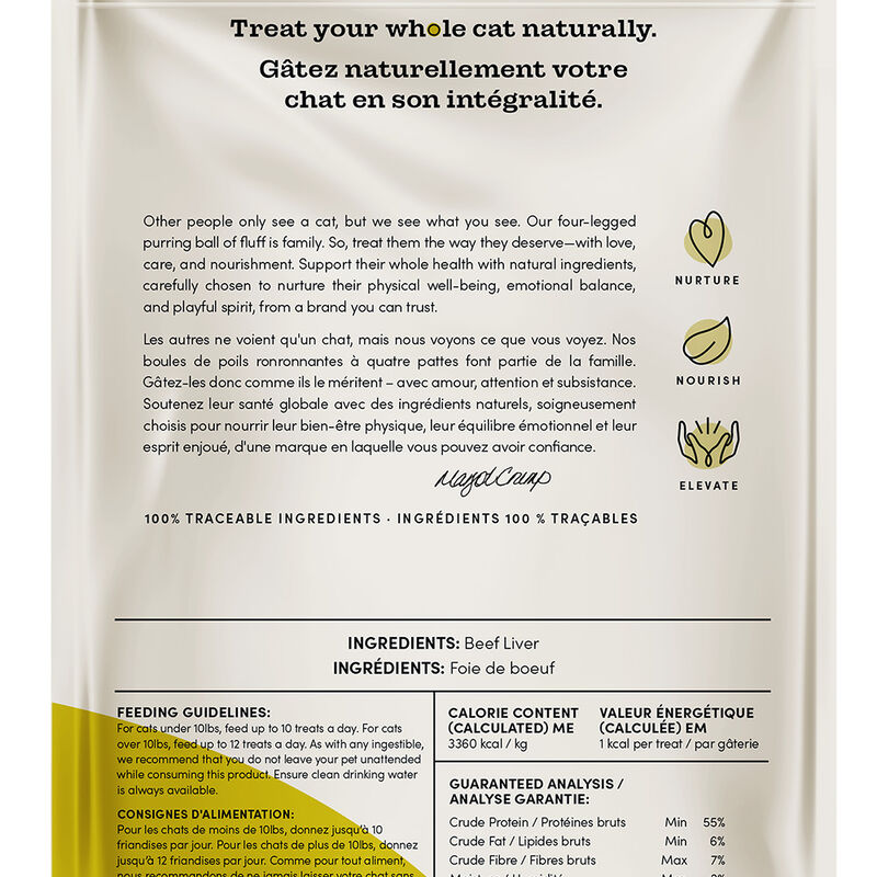Crumps' Naturals, Freeze Dried Beef Cat Treats image number null