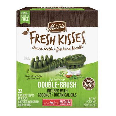 Merrick, Fresh Kisses Brush - Coconut - Dog Treat
