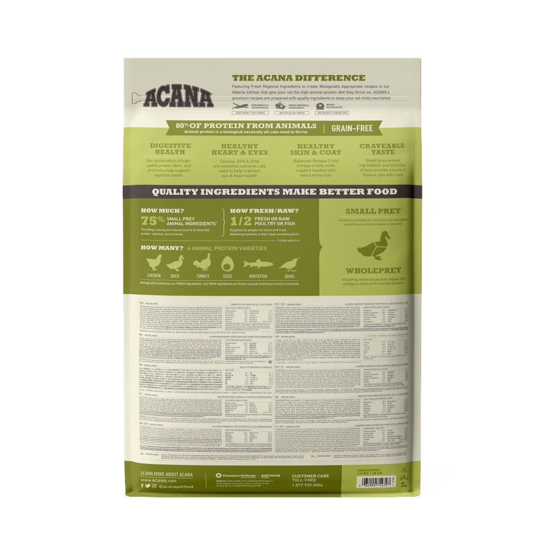 Acana, Feline Adult - Grasslands - Dry Cat Food image number null
