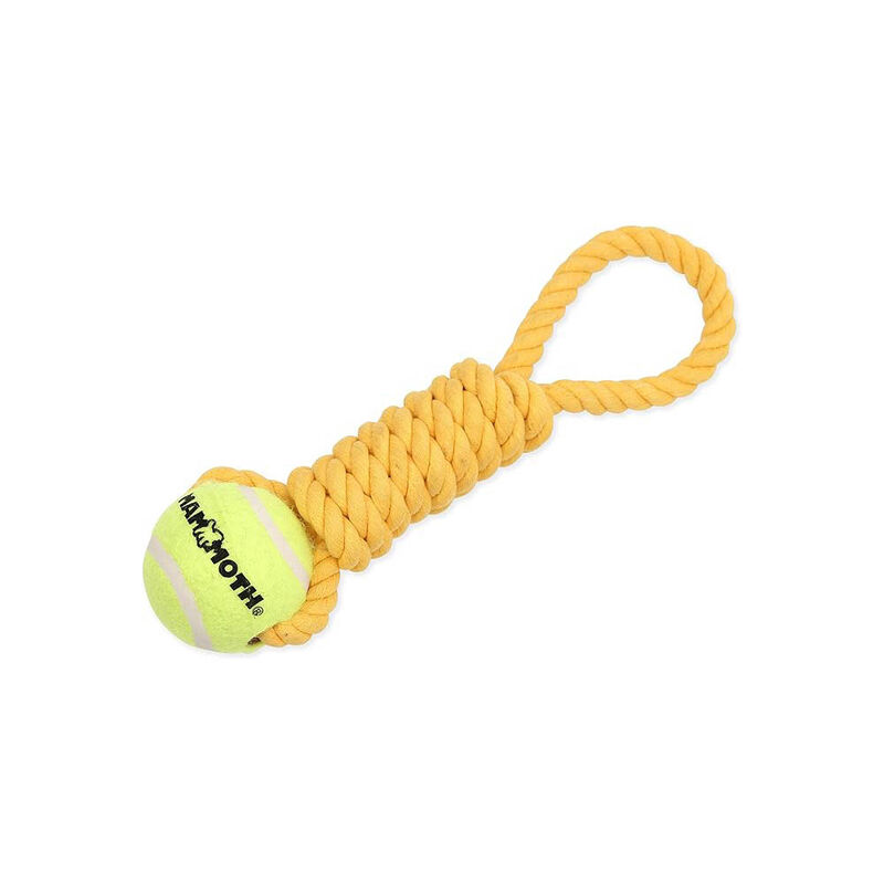 Mammoth, Twister Pull Tug with Tennis Ball - Medium  - 12" image number null