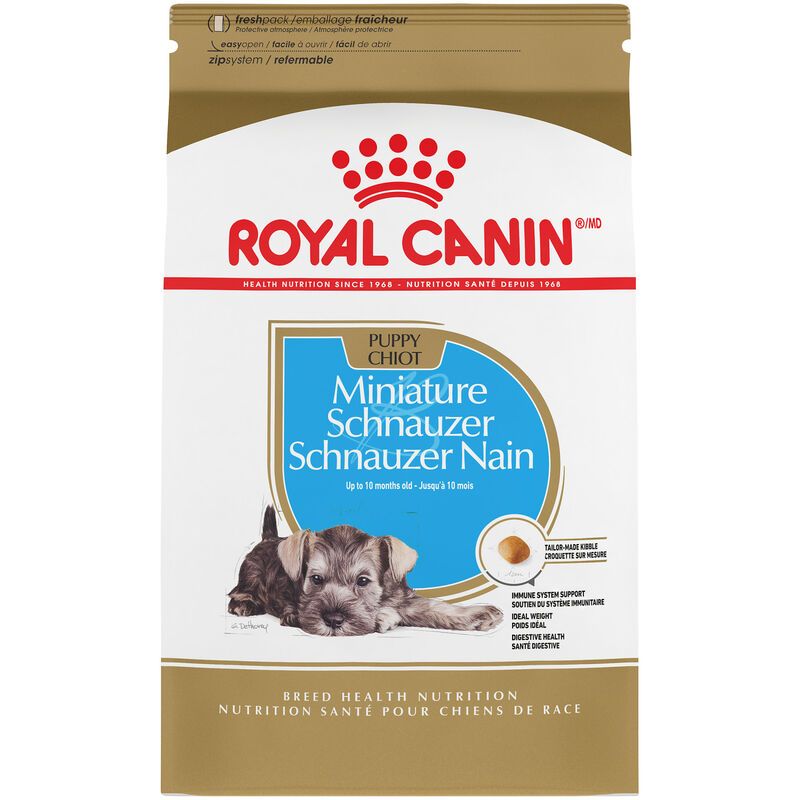 Royal Canin, Breed Health Nutrition Miniature Schnauzer Puppy 2.5LBS - Dry Dog Food image number null