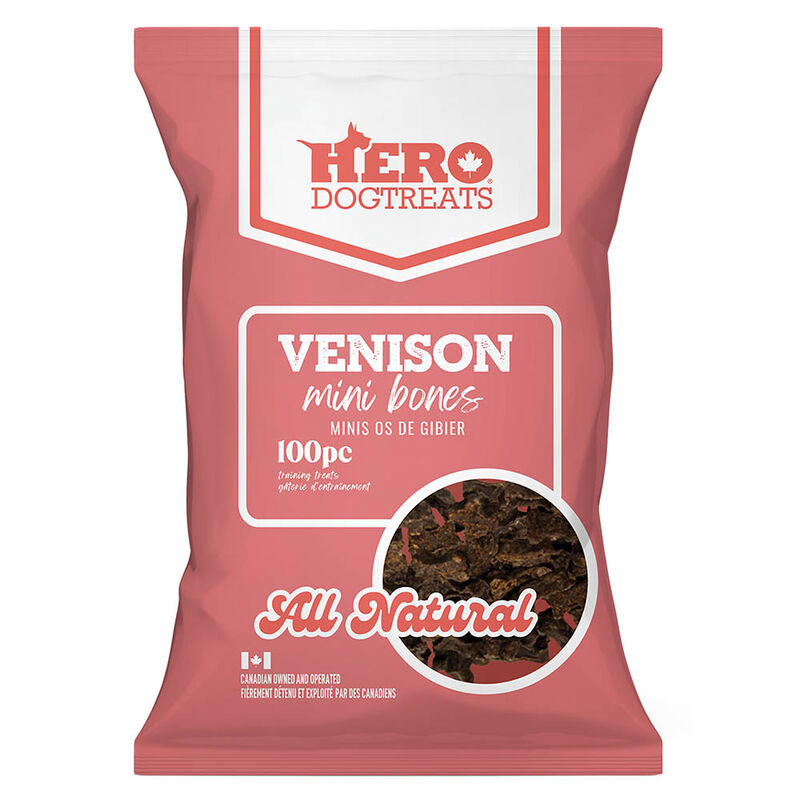 Hero, Venison Mini Bones - 100 pc image number null