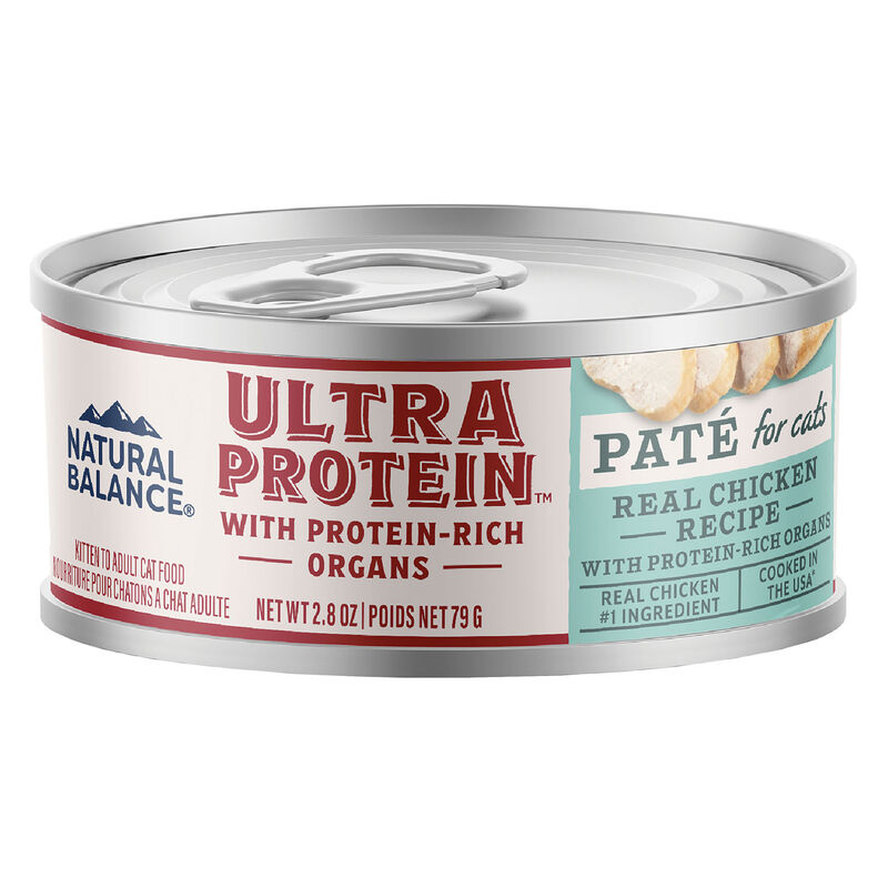 Natural Balance, Ultra Protein - Chicken & Organ Meats Pate Recipe - Wet Cat Food image number null
