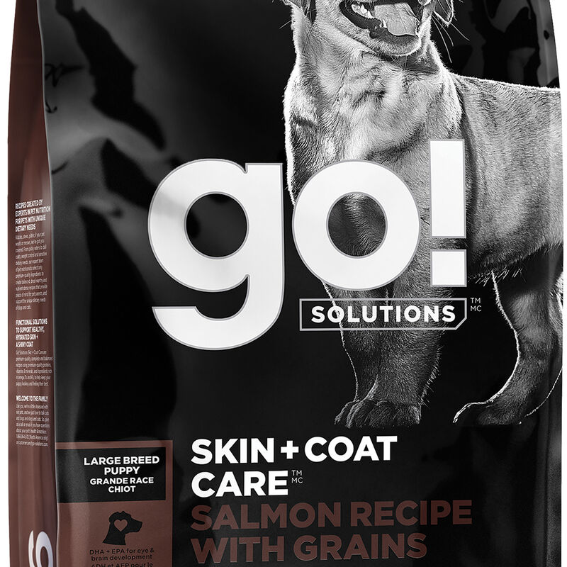 GO! SOLUTIONS, Puppy LB - Skin & Coat w/ Grains - Salmon - Dry Dog Food image number null